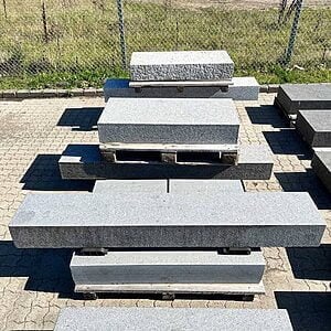 Granit 2-trins trappe 190x95x18 / 120x60x18 G654 - Restparti