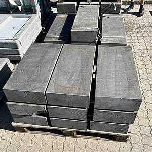 Granit trappetrin 75x35x15 G695 - restparti