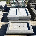 Granitskål til rist 40x80 cm