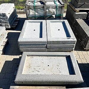 Granitskål til rist 40x80 cm