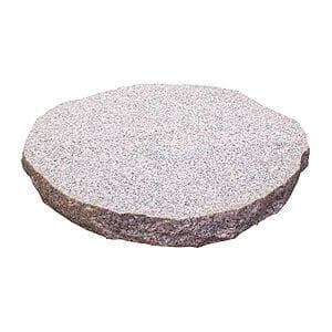 Trædesten naturformet rødlig Ø40xH4 cm