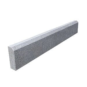 Granit kantsten 5x15x75 cm Mørkegrå G654Q. med skrå kanter
