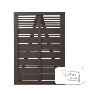 Silence Enkeltlåge inkl. beslag - 100x140 cm Umbragrå