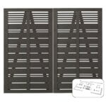 Silence Dobbeltlåge inkl. beslag - 200x170 cm Umbragrå