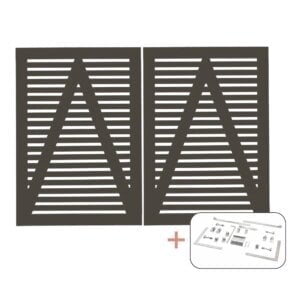 Tokyo Dobbeltlåge inkl. Beslag 200x140 cm Umbragrå