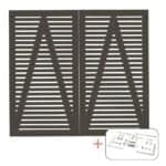 Tokyo Dobbeltlåge inkl. Beslag 200x180 cm Umbragrå