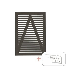 Tokyo Enkeltlåge inkl. Beslag 100x140 cm Umbragrå