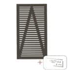 Tokyo Enkeltlåge inkl. Beslag 100x180 cm Umbragrå