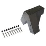 Cubic samlebeslag til Gyngestativer 3-ben - Inkl. franske skruer Sort