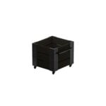 Cubic Blomsterkasse 46x50x45 inkl. hjul sort