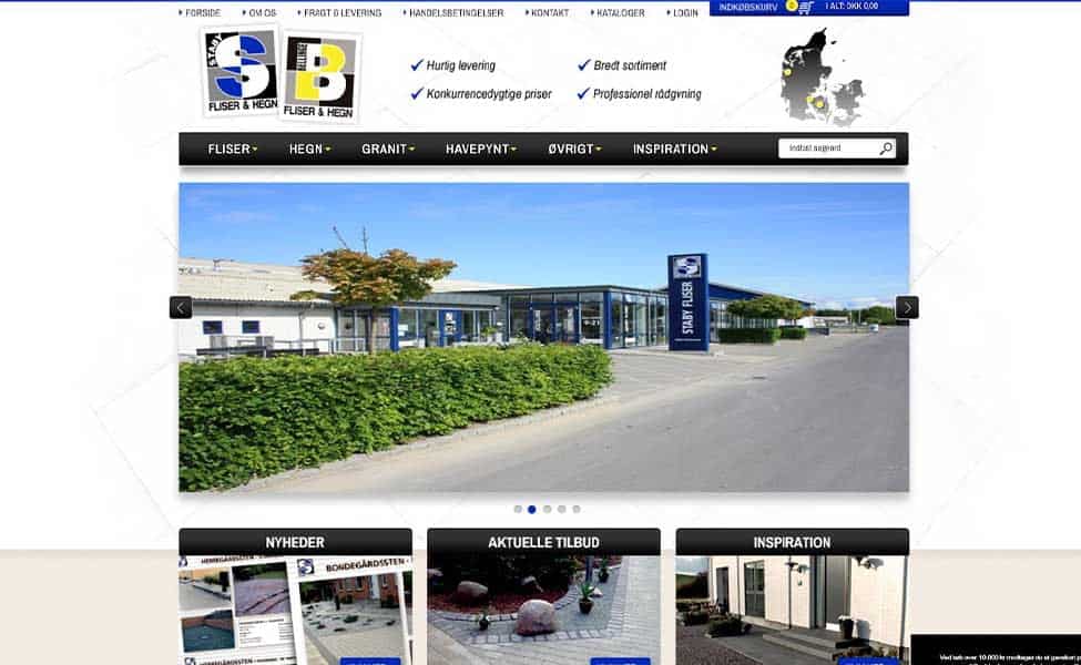 ny webshop gaar i luften