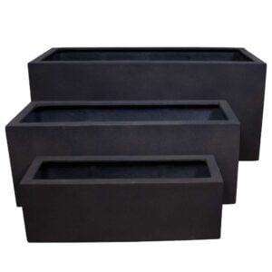 Fiber "Exon" 50x50x100 30x30x80 20x20x60 cm Grå