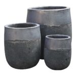 Keramik krukkesæt "Ariana" Ø36/26/20x41/30/23 cm