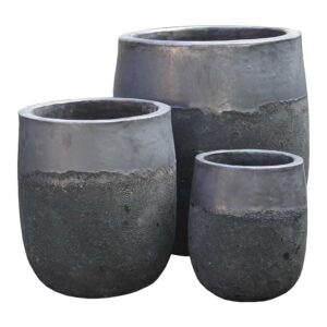 Keramik krukkesæt "Ariana" Ø36/26/20x41/30/23 cm