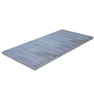 Galvaniseret rist firkantet 40x80x2 cm