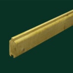 Bullblok Flaskegrøn 4,5 x 12 x 189 cm - bræt