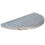 Halvrund dørrist, skraberist 50x100x5,5 cm