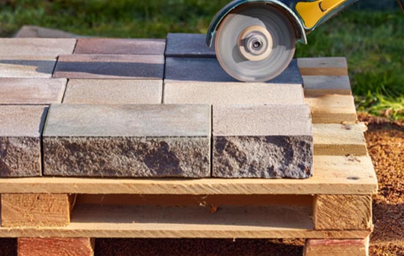 hvordan skaerer man sandsten