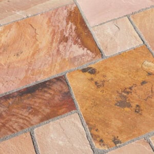 Sandsten 2,5 cm "Red" C-Mix læggemønster