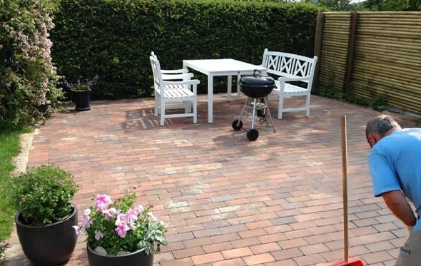 vedligehold af belaegningstegl