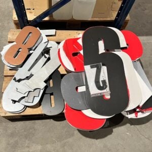 Husnummer - flere varianter - restparti