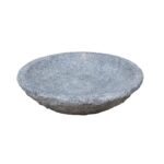 Fuglebad Ø45xH11 cm indvendig poleret Mørkegrå