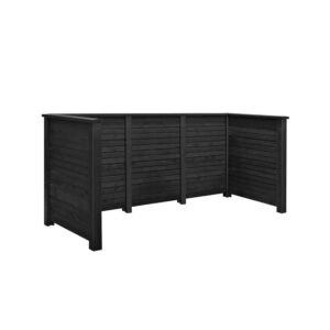 Plank Profil Renovationsskjul Sortmalet - til 3 spande