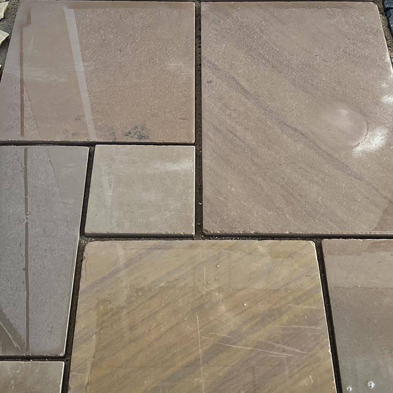 Jurassic sandsten | Flot og farverigt mix med soft finish