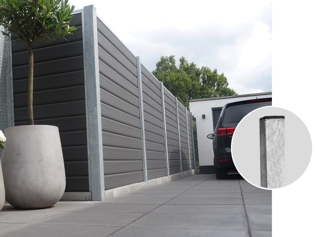 Sort blokhus med stålstolper 2 blokhus staalstolper beskri