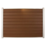 Komposit Lige Brun med alustolper