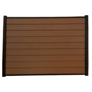 Komposit Lige Brun med sorte alustolper