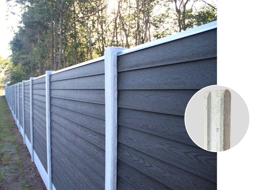 klink kompoist 10cm med betonstolper fokus