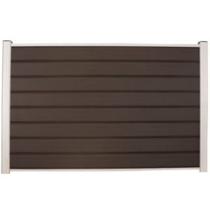 Sort blokhus med alustolper