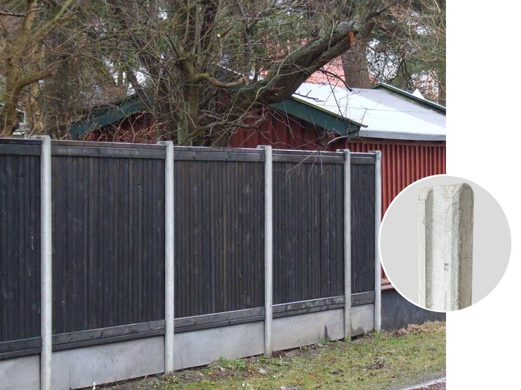 laegtehegn sort betonstolper fokus stolper