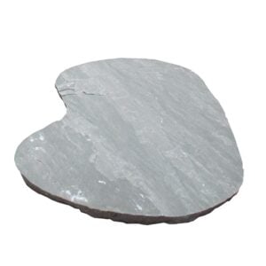 Trædesten Ø40-70x2-4 cm Grå