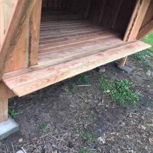 Bænk til Lærkeskoven og Nordlys