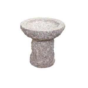 Fuglebad på sokkel med Ø25x25 cm Rosa