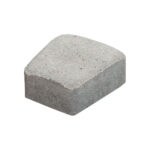 Cirkelsten Stor Afrundet kanter 14x14x10,5x5 cm Grå