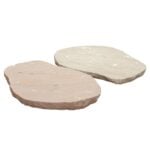 Trædesten Ø40-70x2-4 cm Gylden Crazy