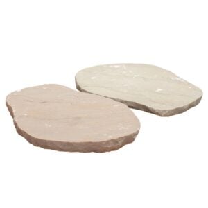 Trædesten Ø40-70x2-4 cm Gylden Crazy