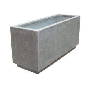 Fiberbeton krukke Grå L76 x B28 x H36 cm