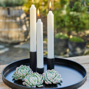 Sort Mini Rund Dekobakke