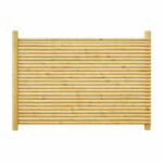 Raftehegn tryk Ø5 cm med runde trykimprægneret stolper