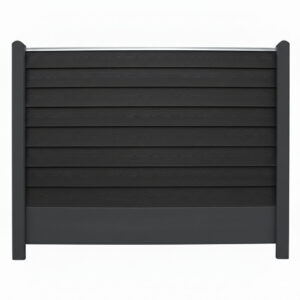 XL Klink H15 cm Sort / Antracit med sorte betonstolper