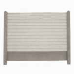 Bullklink Lysgrå med grå betonstolper