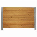 Bullblok Pine med stålstolper