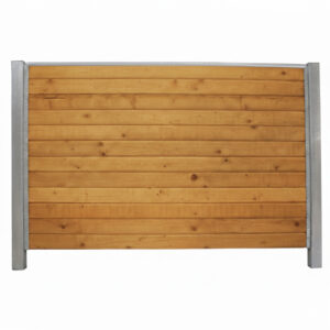 Bullblok Pine med stålstolper