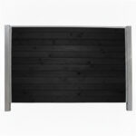 Bullblok Sort med stålstolper