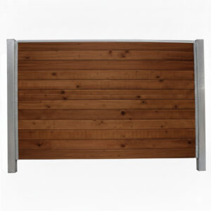 Bullblok Teak med stålstolper