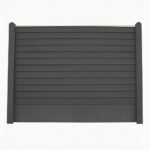 Bullklink Antracit med sorte betonstolper